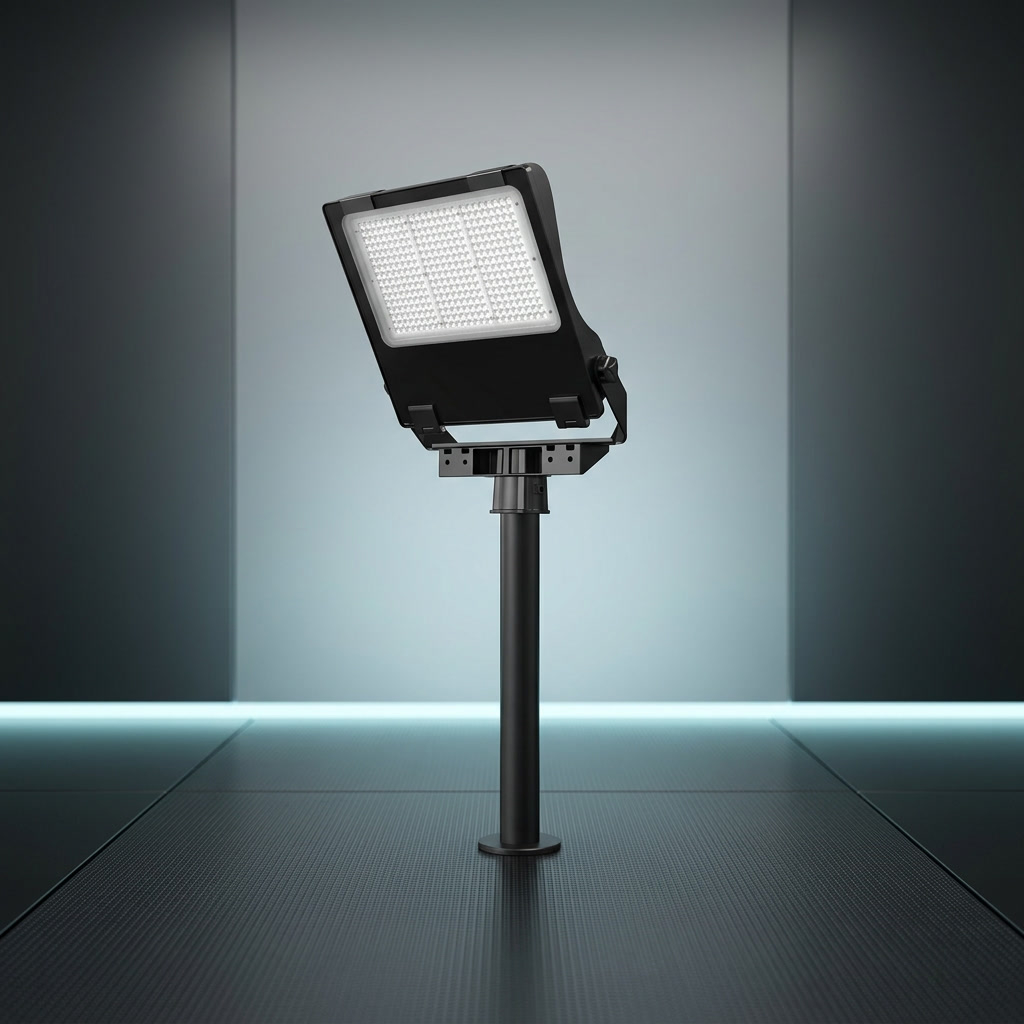 LED-Fluter auf Stange